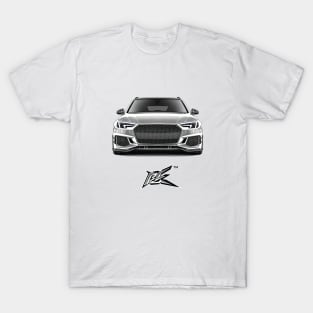 audi rs4 white T-Shirt